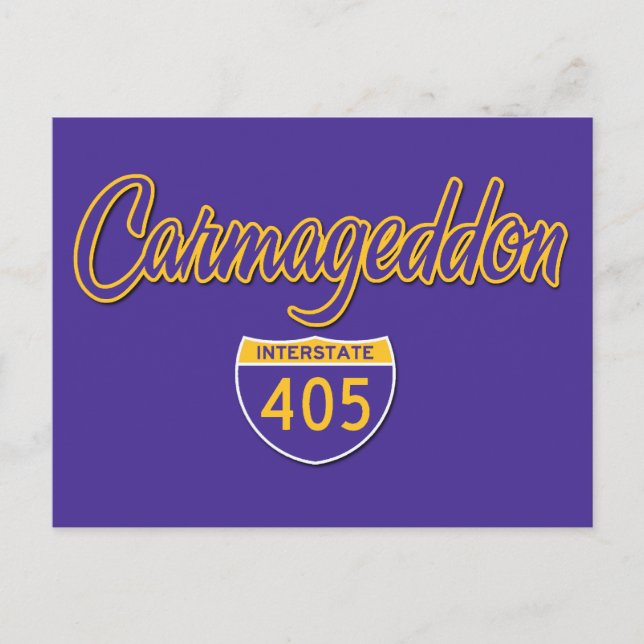 Carmageddon Postkarte (Vorderseite)