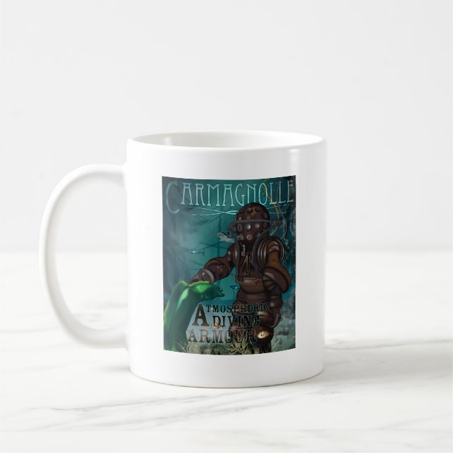 Carmagnolle Diving Rüstung Tasse (Steampunk, Retro (Links)