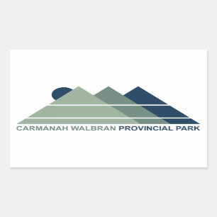 Carmanah Walbran Provincial Park Mountain Rechteckiger Aufkleber