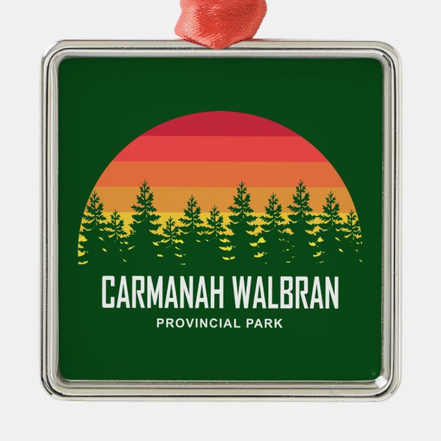 Carmanah Walbran Provincial Park Ornament Aus Metall (Vorne)