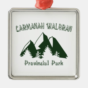 Carmanah Walbran Provincial Park Ornament Aus Metall