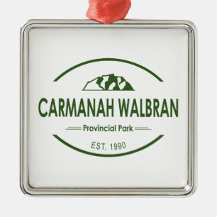 Carmanah Walbran Provincial Park Ornament Aus Metall