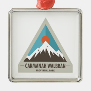 Carmanah Walbran Provincial Park Ornament Aus Metall