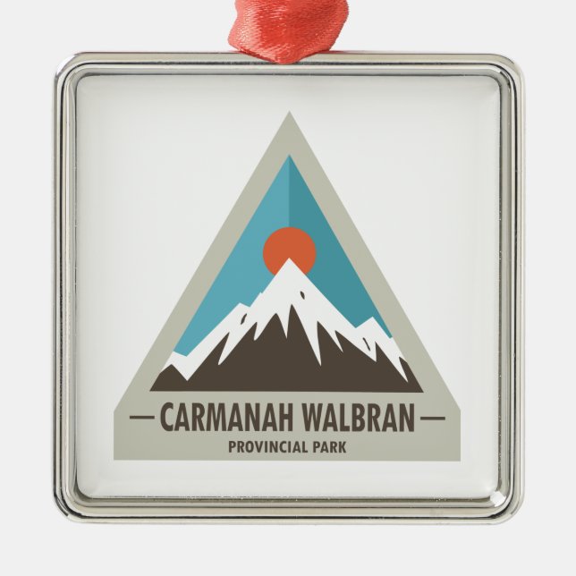 Carmanah Walbran Provincial Park Ornament Aus Metall (Vorne)