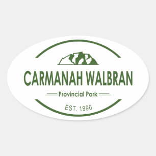 Carmanah Walbran Provincial Park Ovaler Aufkleber