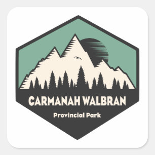 Carmanah Walbran Provincial Park Quadratischer Aufkleber