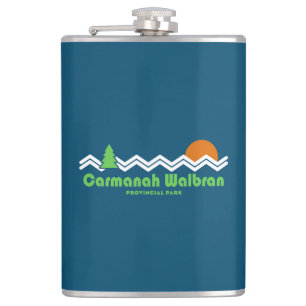Carmanah Walbran Provincial Park Retro Flachmann