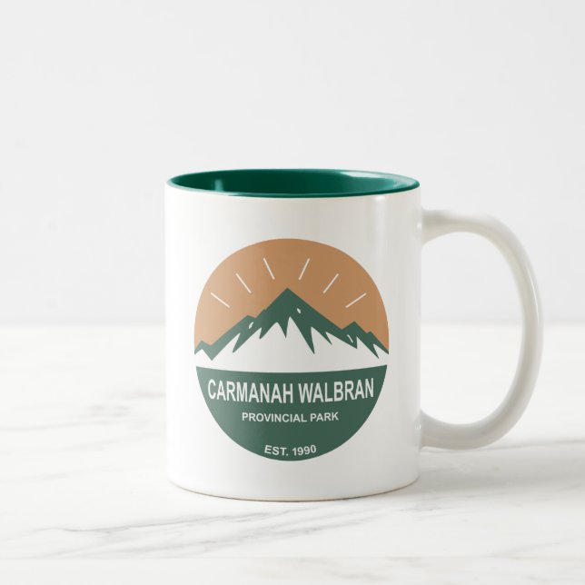 Carmanah Walbran Provincial Park Zweifarbige Tasse (Rechts)