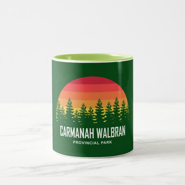 Carmanah Walbran Provincial Park Zweifarbige Tasse (Mittel)