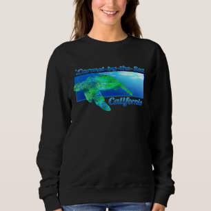 Carmel am Meer California Swimming Sea Turtle Sweatshirt