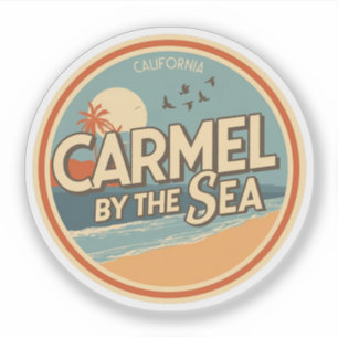 Carmel am Meer Strand Kalifornien Pazifikküste Aufkleber