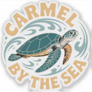 Carmel am Meer Strand Kalifornien Pazifikküste g Aufkleber