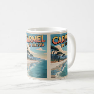 Carmel am Meeresstrand Kalifornien Pazifikküste Kaffeetasse