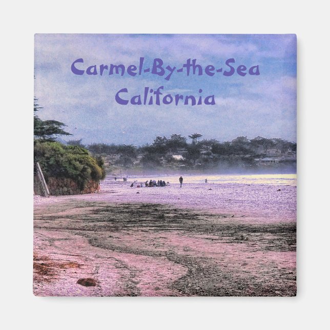 Carmel Beach California Central Coast Magnet (Vorne)