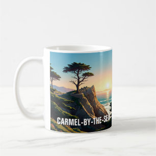 Carmel-by-the-sea-Allone-Zypresse Kaffeetasse