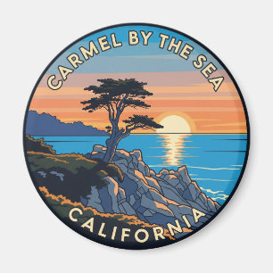 Carmel-by-the-sea-Allone-Zypresse Magnet
