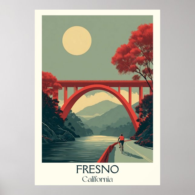 Carmel-by-the-Sea California Art Print Poster (Vorne)