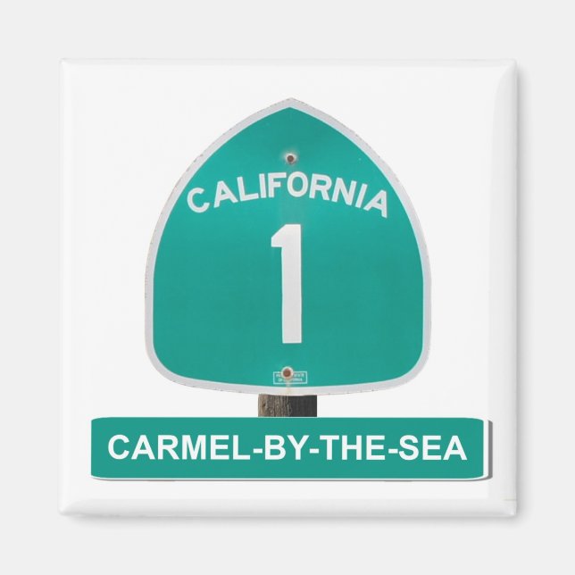 Carmel-by-the-Sea, California Highway 1 Magnet (Vorne)