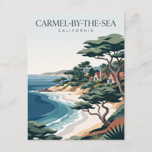 Carmel-by-the-Sea Kalifornien Postkarte