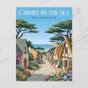 Carmel-by-the-Sea Kalifornien Postkarte