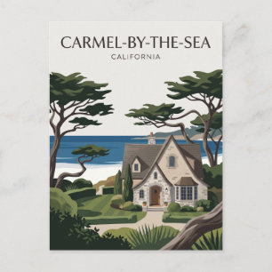 Carmel-by-the-Sea Kalifornien Postkarte