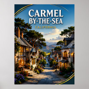 Carmel-by-the-Sea Ozeanblick Poster