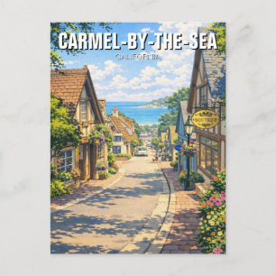 Carmel-by-the-sea postkarte