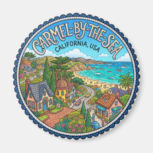 Carmel-by-the-Sea USA Magnet