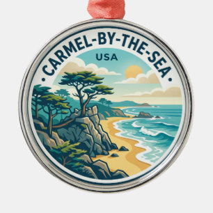 Carmel-by-the-sea USA Ornament Aus Metall