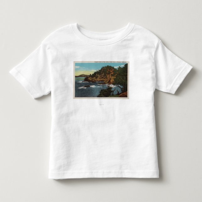 Carmel, CA - schroffe Küste im Punkt Lobos Kleinkind T-shirt (Vorderseite)