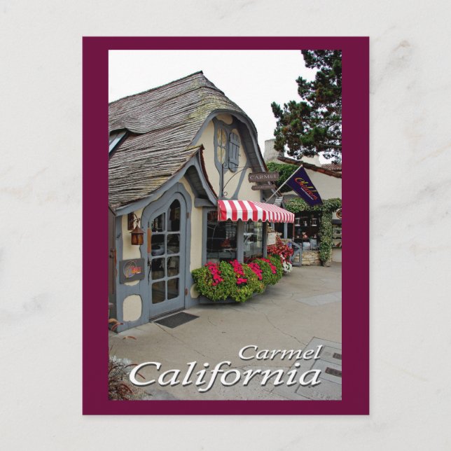 Carmel California Postkarte (Vorderseite)