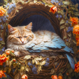 Carmel Colored Cat mit Flügelrückhaltung Puzzle