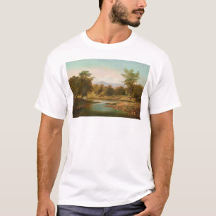 Carmel Fluss-Szene (0236A) T-Shirt