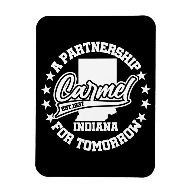 Carmel, Indiana Magnet (Vertikal)