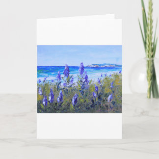 Carmel Kalifornien, Strand, Lupinen, Karte