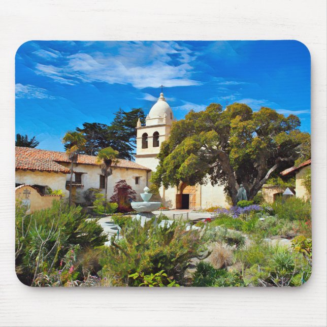 CARMEL MISSION BASILICA Mouse Pad Mousepad (Vorne)