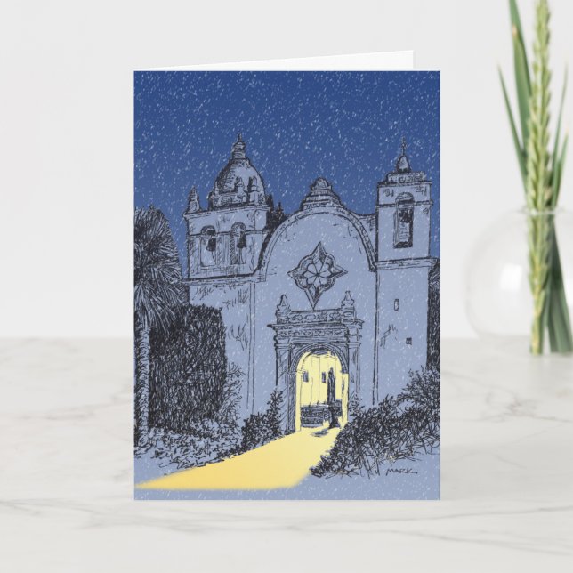 Carmel Mission Card Feiertagskarte (Vorderseite)
