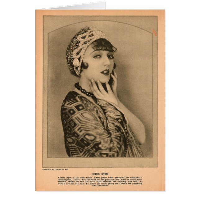 Carmel Myers 1924 Vintag (Vorne)