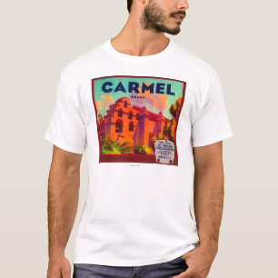 Carmel orange LabelEast Hochländer, CA T-Shirt