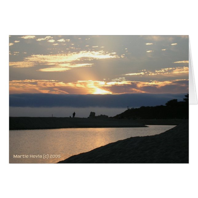 Carmel Sunset Couple (Vorderseite (Horizontal))