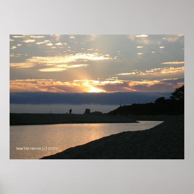 Carmel Sunset Couple Poster (Vorne)
