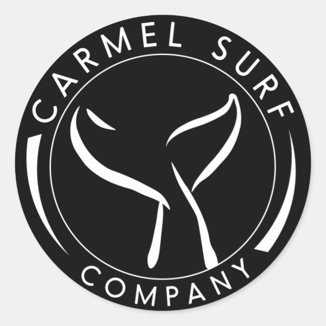 Carmel Surf Circle Sticker (Vorderseite)
