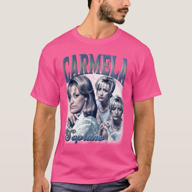 Carmela Soprano Bootleg Vintag Tshirt (Vorderseite)