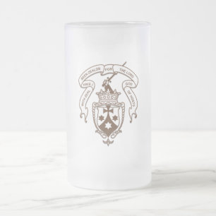 Carmelite Emblem-mattierte Bier-Tasse Mattglas Bierglas