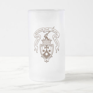 Carmelite Emblem-mattierte Bier-Tasse Mattglas Bierglas