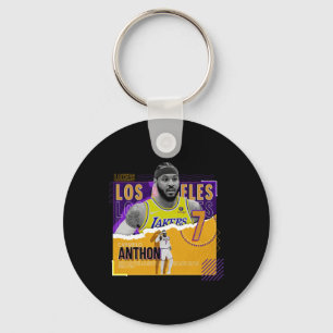 Carmelo-anthony -Basketball-Papier-Plakat-Lakers A Schlüsselanhänger
