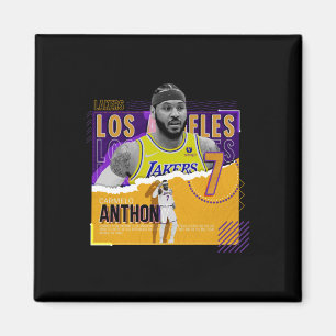 Carmelo-anthony -Basketball-Papierposter-Lakers Ac Magnet