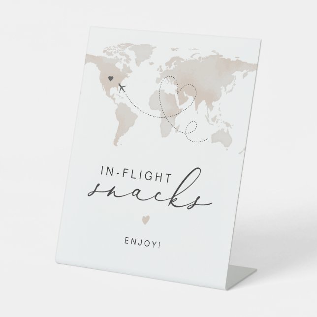 CARMEN Beige Reise in Flug Snacks Sockelschild (Vorderseite)