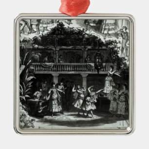 Carmen in der Lilas Pastia Taverne Ornament Aus Metall