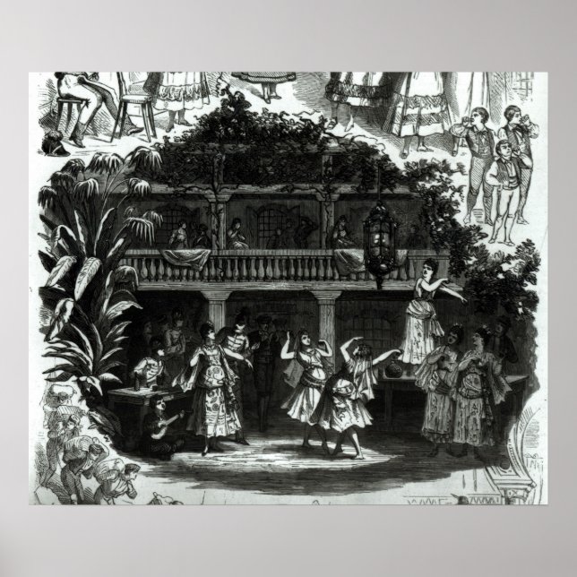 Carmen in der Taverne Lilas Pastia Poster (Vorne)